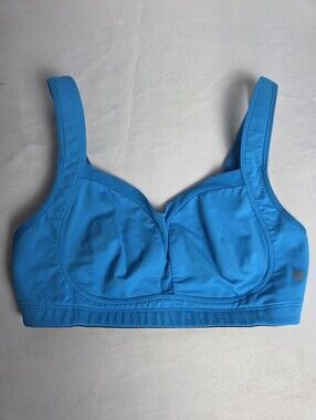 Lululemon Ta Ta Tamer Sports Bra In Porcelain Blue Size 34DD